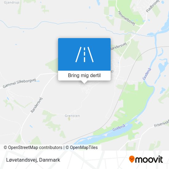 Løvetandsvej kort