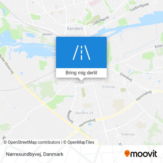 Nørresundbyvej kort