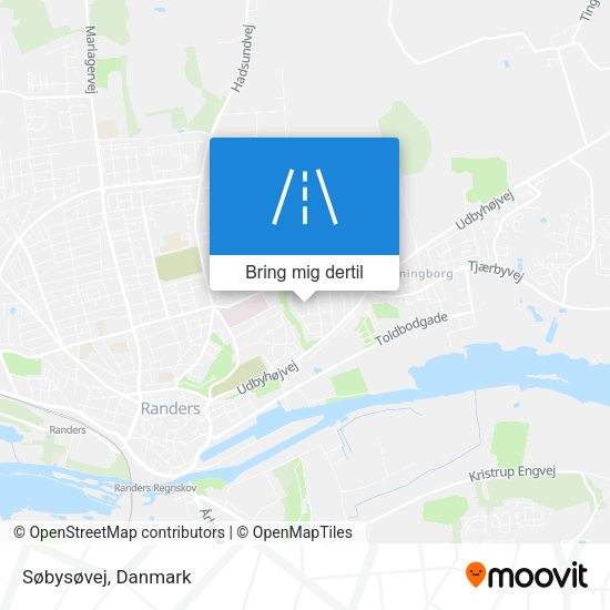 Søbysøvej kort