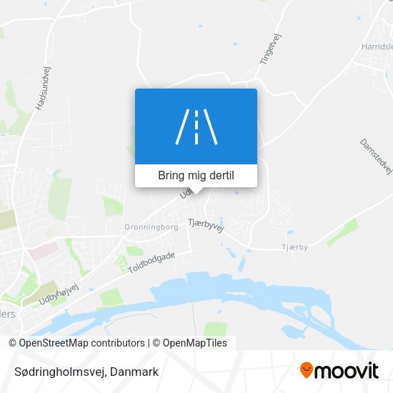 Sødringholmsvej kort