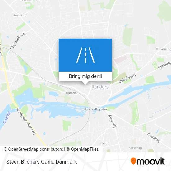 Steen Blichers Gade kort