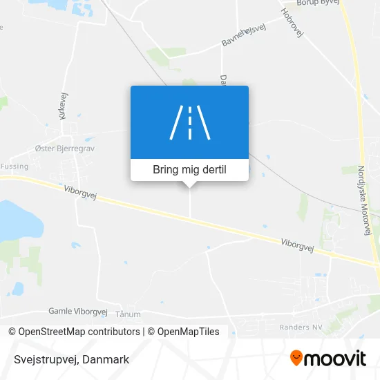 Svejstrupvej kort