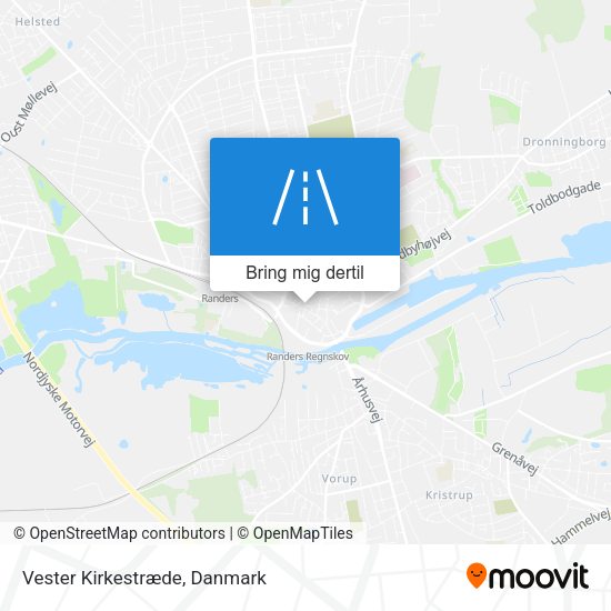 Vester Kirkestræde kort