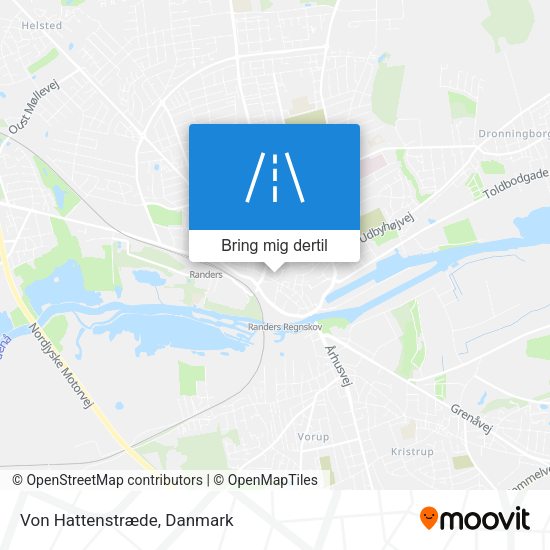 Von Hattenstræde kort