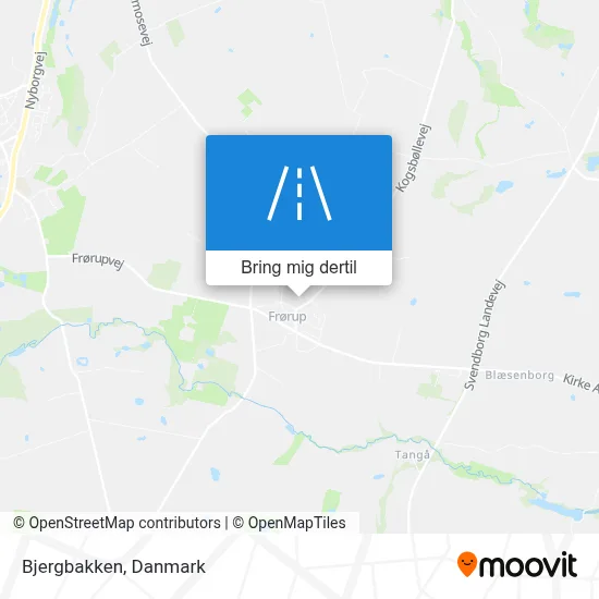 Bjergbakken kort