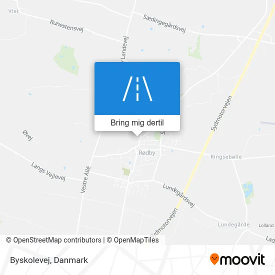 Byskolevej kort