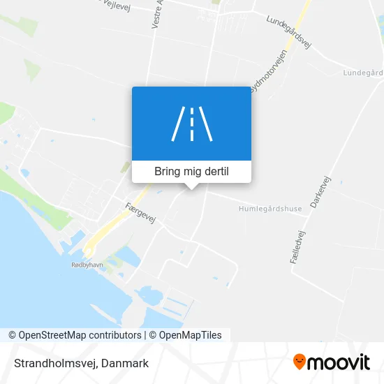 Strandholmsvej kort