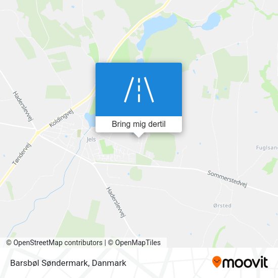Barsbøl Søndermark kort