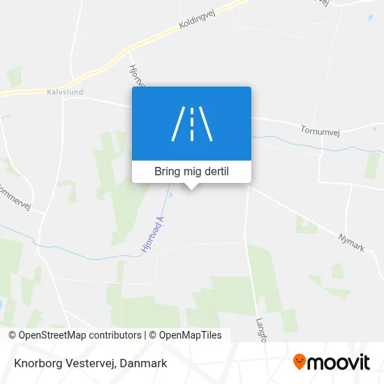 Knorborg Vestervej kort