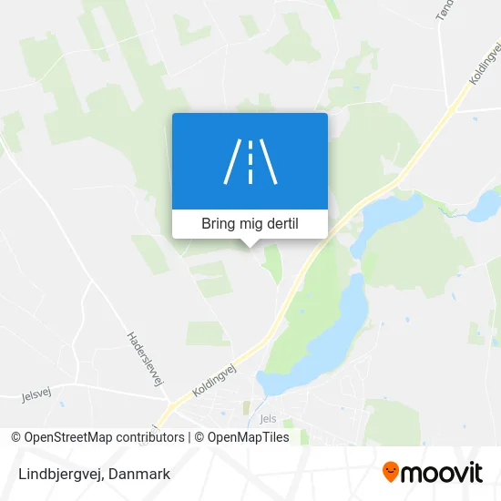 Lindbjergvej kort