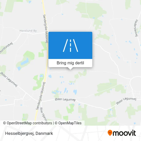 Hesselbjergvej kort
