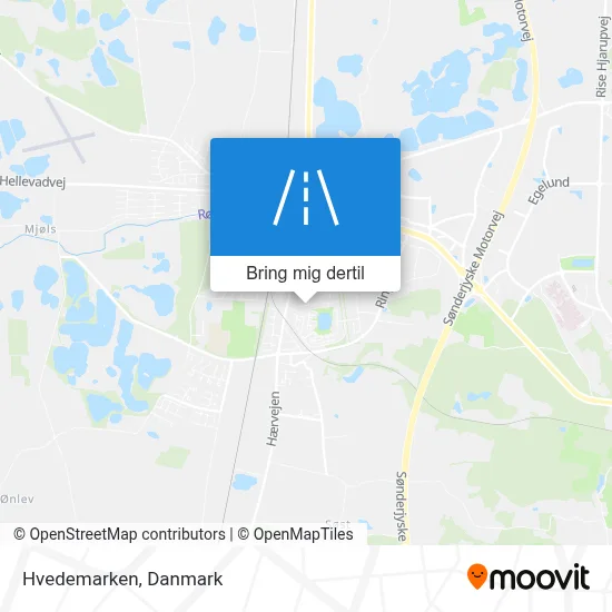 Hvedemarken kort