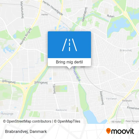 Brabrandvej kort