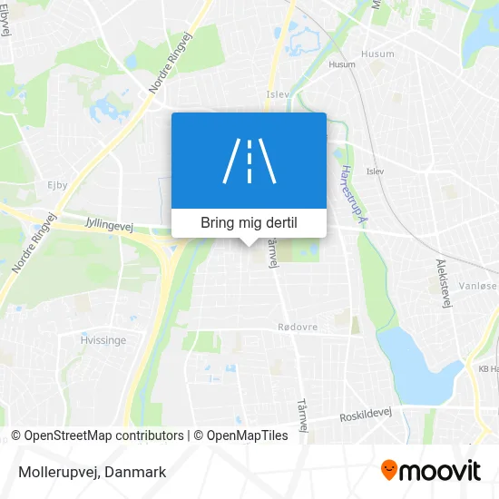 Mollerupvej kort