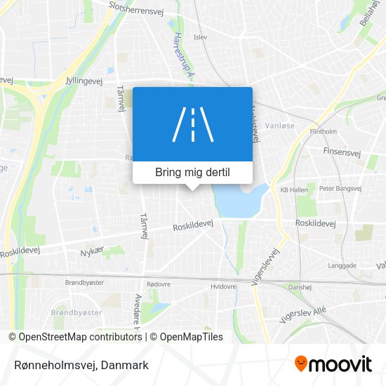 Rønneholmsvej kort