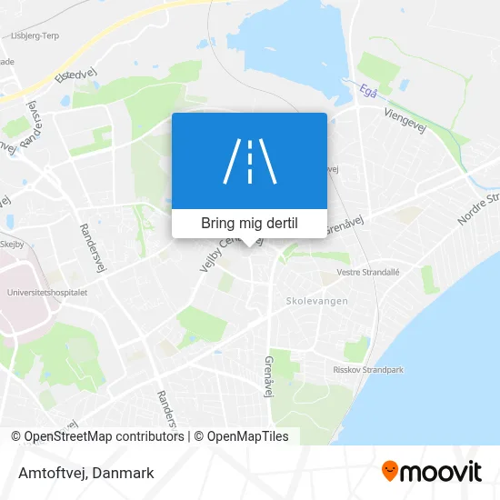 Amtoftvej kort