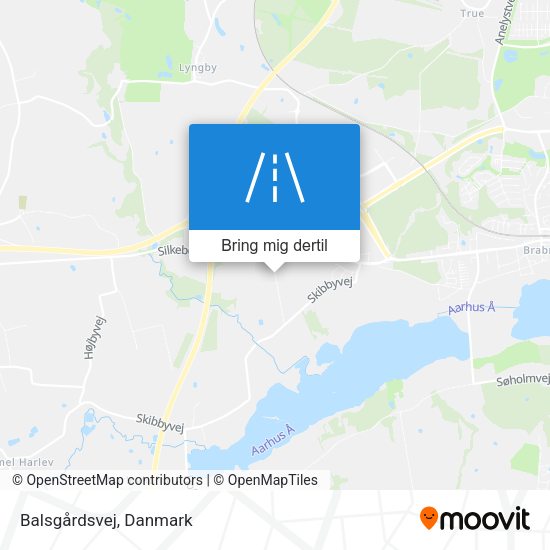 Balsgårdsvej kort