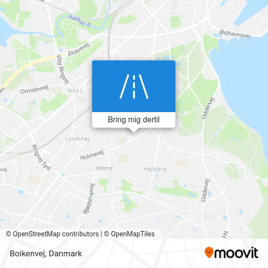Boikenvej kort