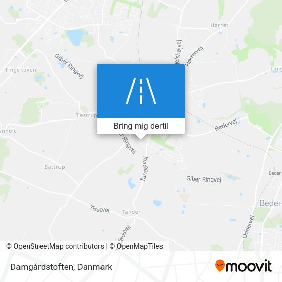 Damgårdstoften kort