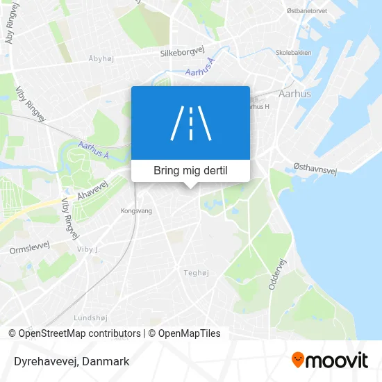 Dyrehavevej kort
