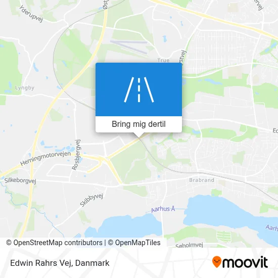 Edwin Rahrs Vej kort