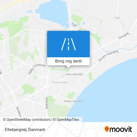 Ellebjergvej kort