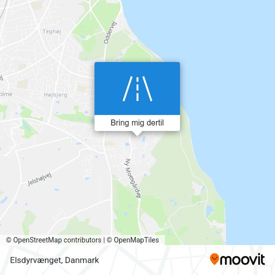 Elsdyrvænget kort