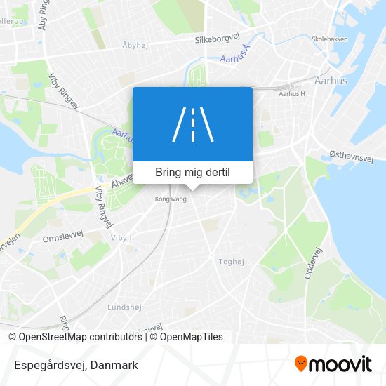 Espegårdsvej kort