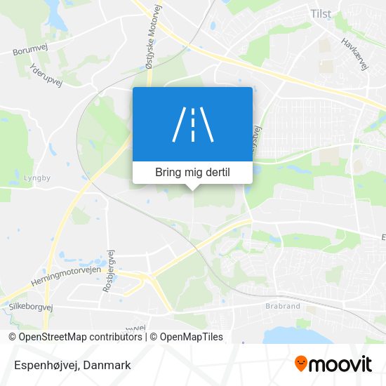 Espenhøjvej kort