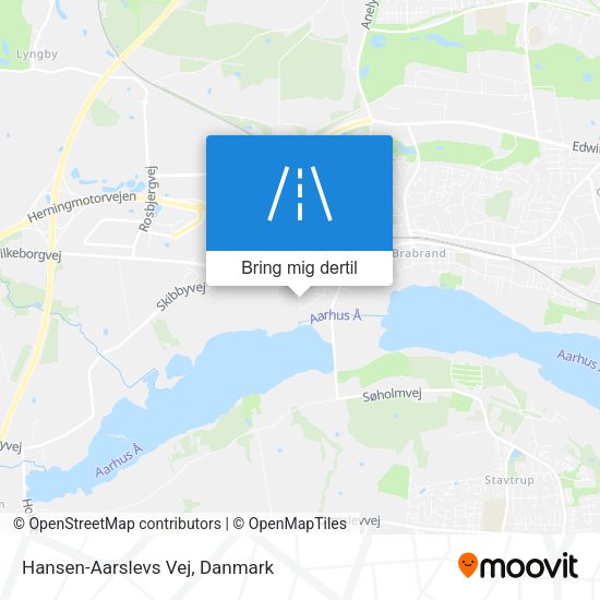 Hansen-Aarslevs Vej kort