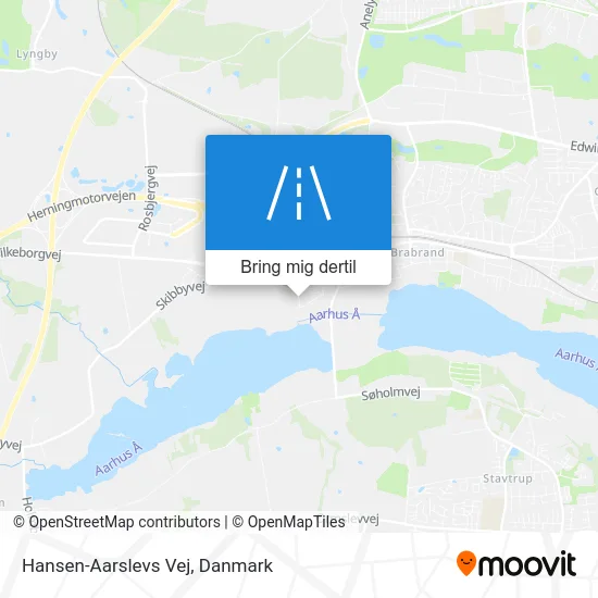 Hansen-Aarslevs Vej kort