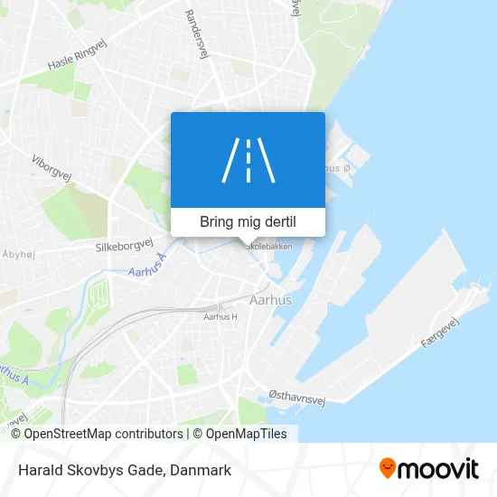 Harald Skovbys Gade kort