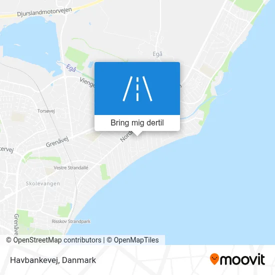 Havbankevej kort