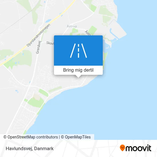 Havlundsvej kort