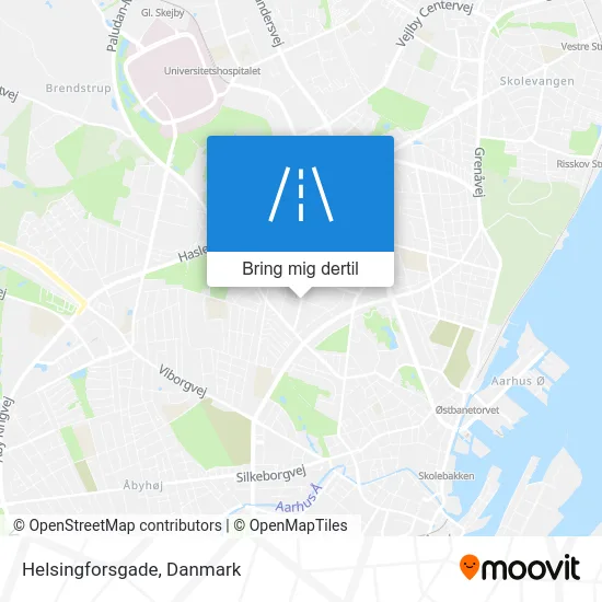 Helsingforsgade kort