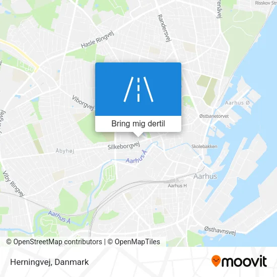 Herningvej kort