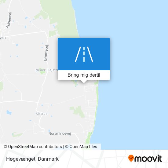 Høgevænget kort
