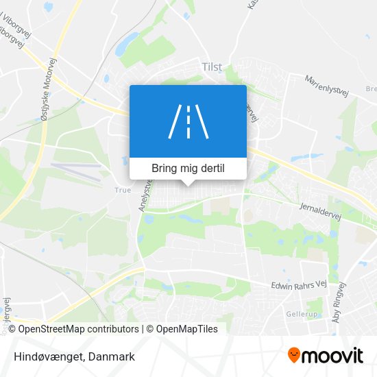 Hindøvænget kort