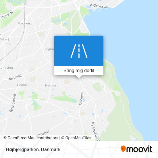 Højbjergparken kort