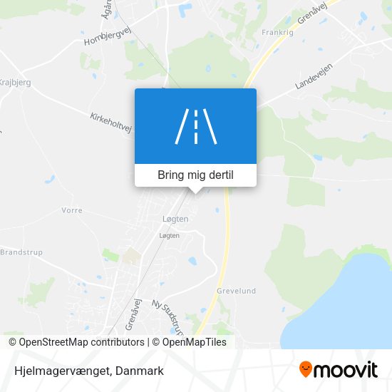 Hjelmagervænget kort