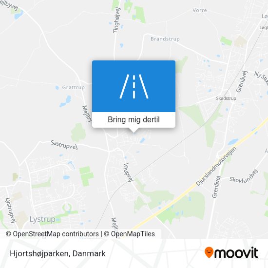 Hjortshøjparken kort