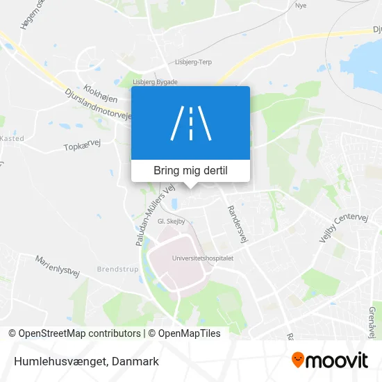 Humlehusvænget kort