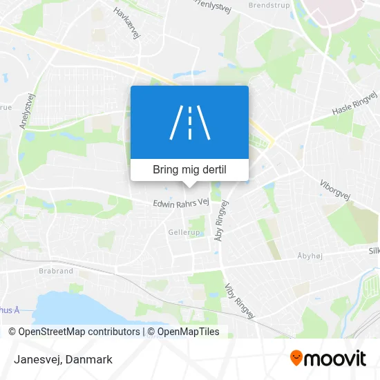 Janesvej kort