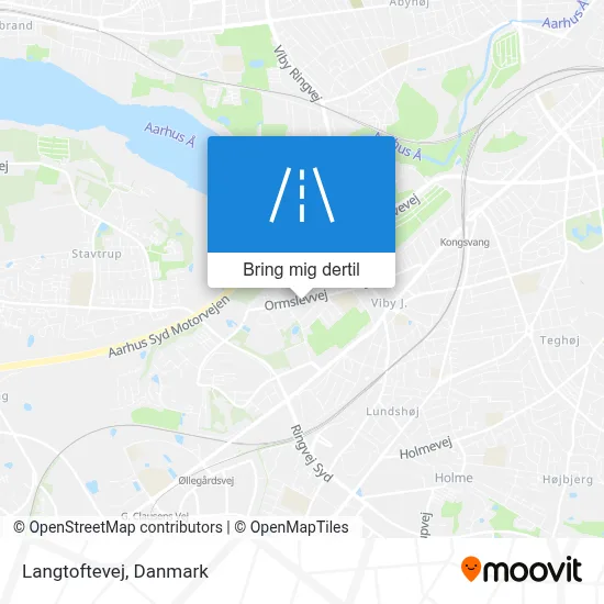 Langtoftevej kort