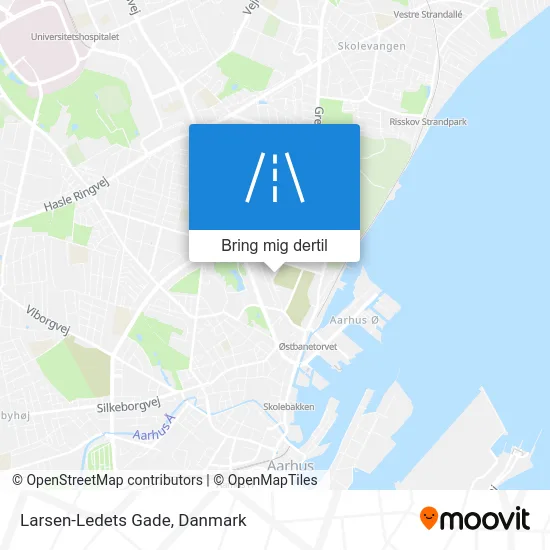 Larsen-Ledets Gade kort