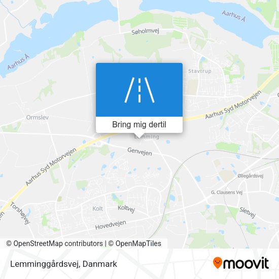 Lemminggårdsvej kort