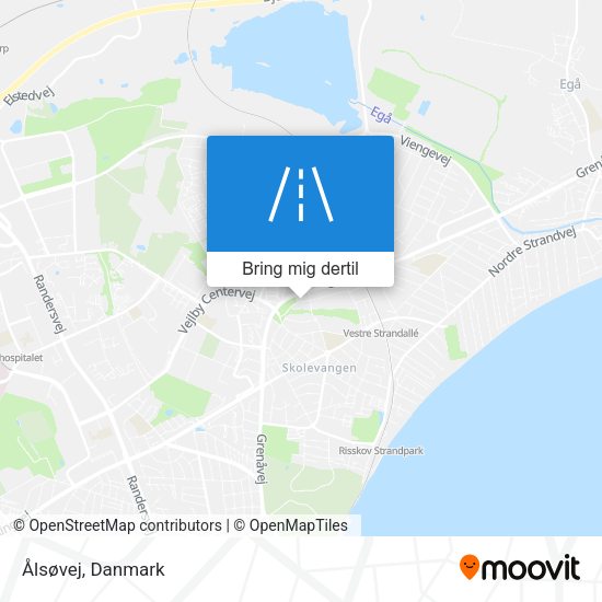 Ålsøvej kort