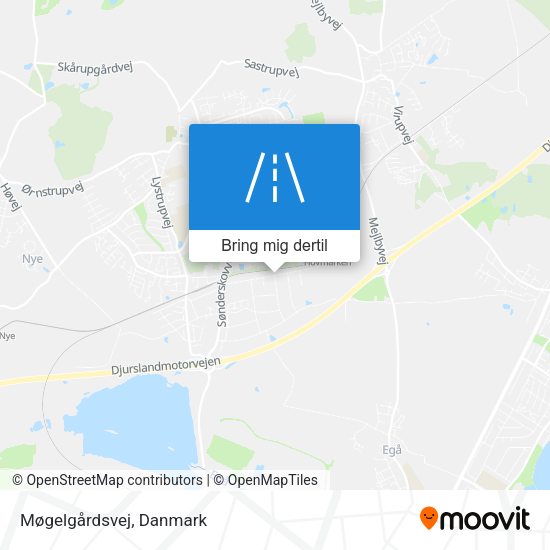 Møgelgårdsvej kort