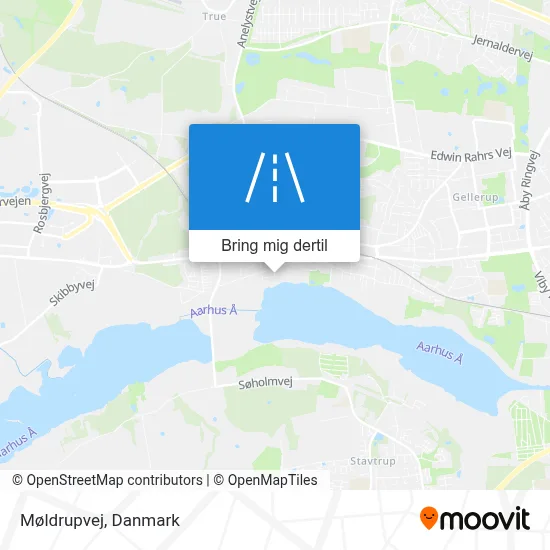 Møldrupvej kort