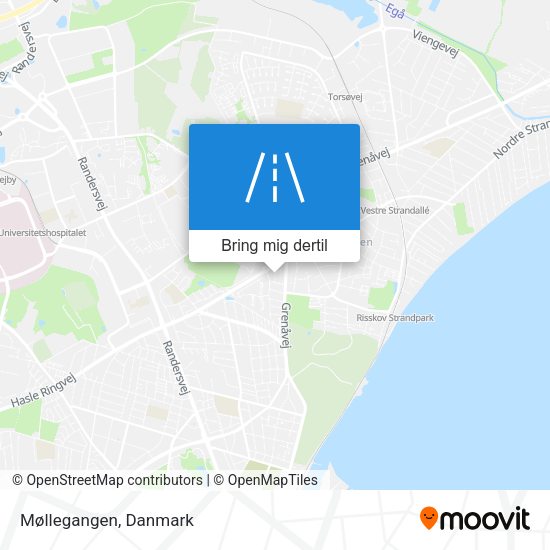 Møllegangen kort